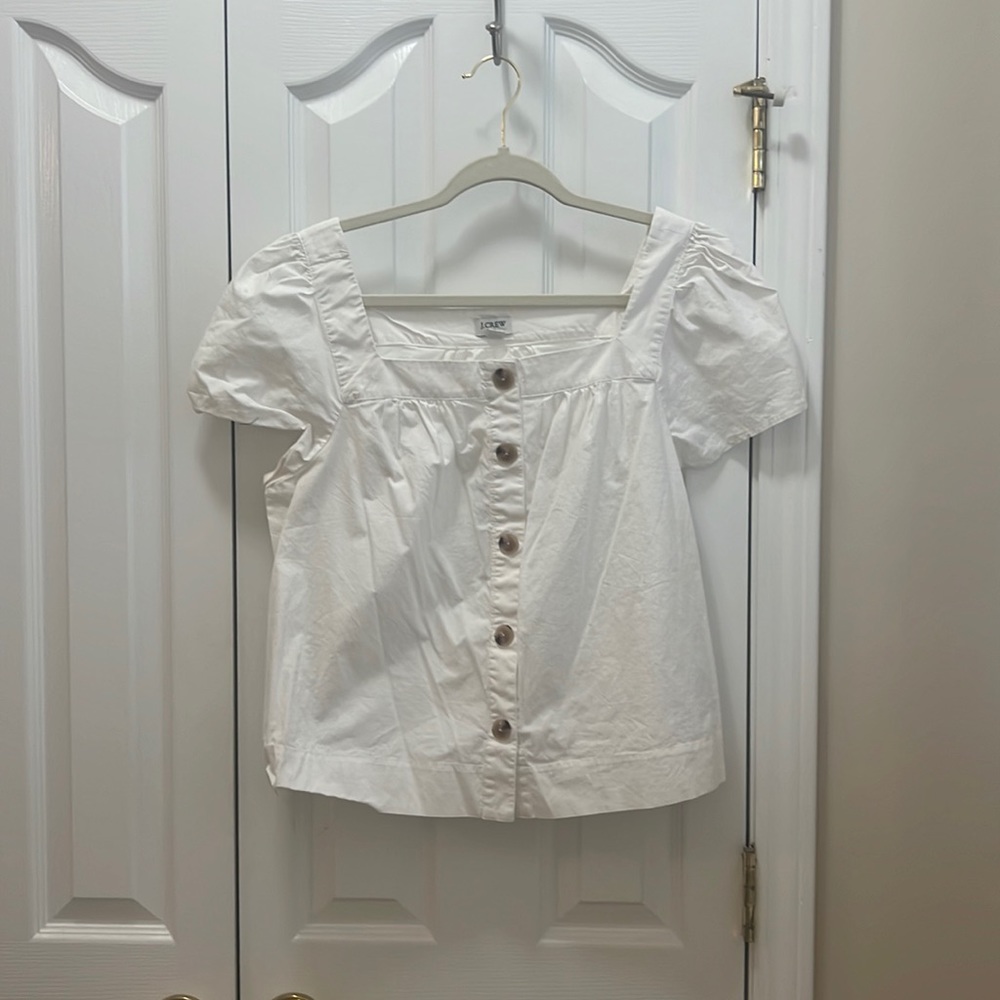 Jcrew white blouse